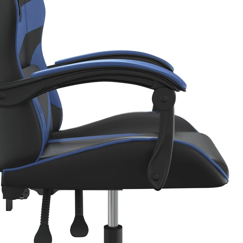 Sedia da Gaming Nera e Blu in Similpelle 3143842