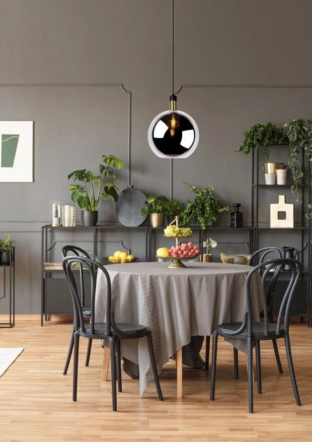 Lampada a sospensione Lucide Julius Ø40 nera E27 40W