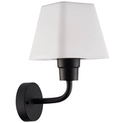 Applique esterno GIZA 312259 E27 IP44 bianco/nero Polux