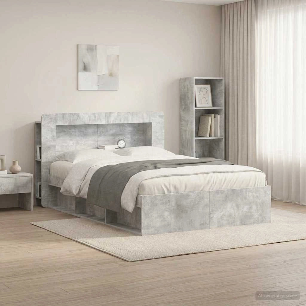 Testata del letto Grigio Cemento Legno ingegnerizzato 8001276