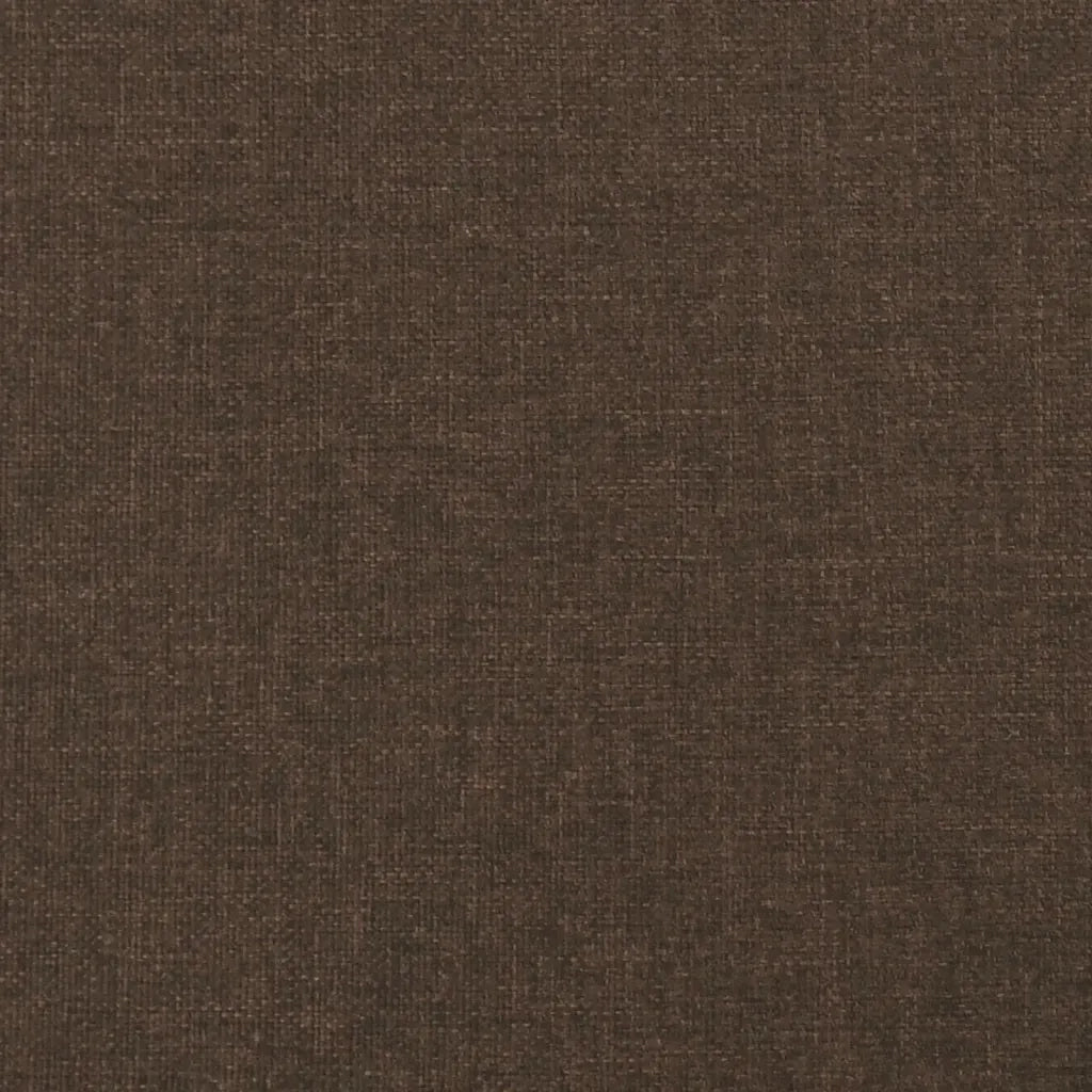 Giroletto senza Materasso Marrone Scuro 100x200 cm Tessuto 347144