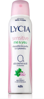 LYCIA DEODORANTE SPRAY  IN FORMATO DA 150 ML SENSITIVE