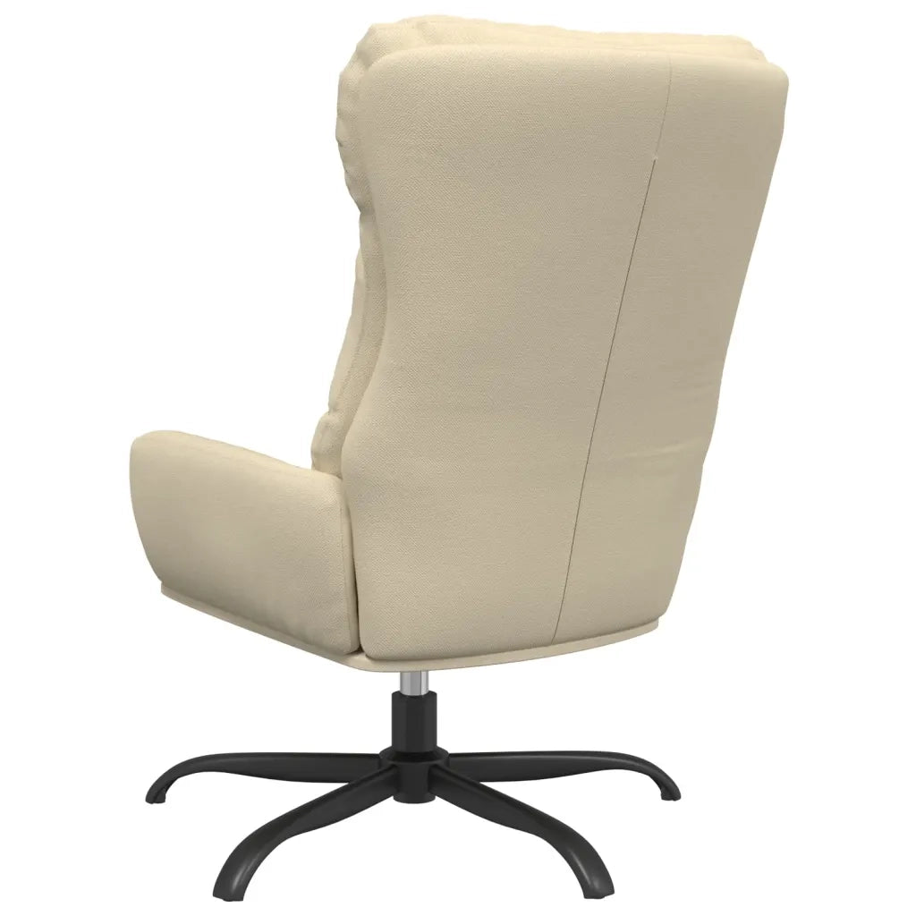 Sedia Relax Crema in Tessuto 341178