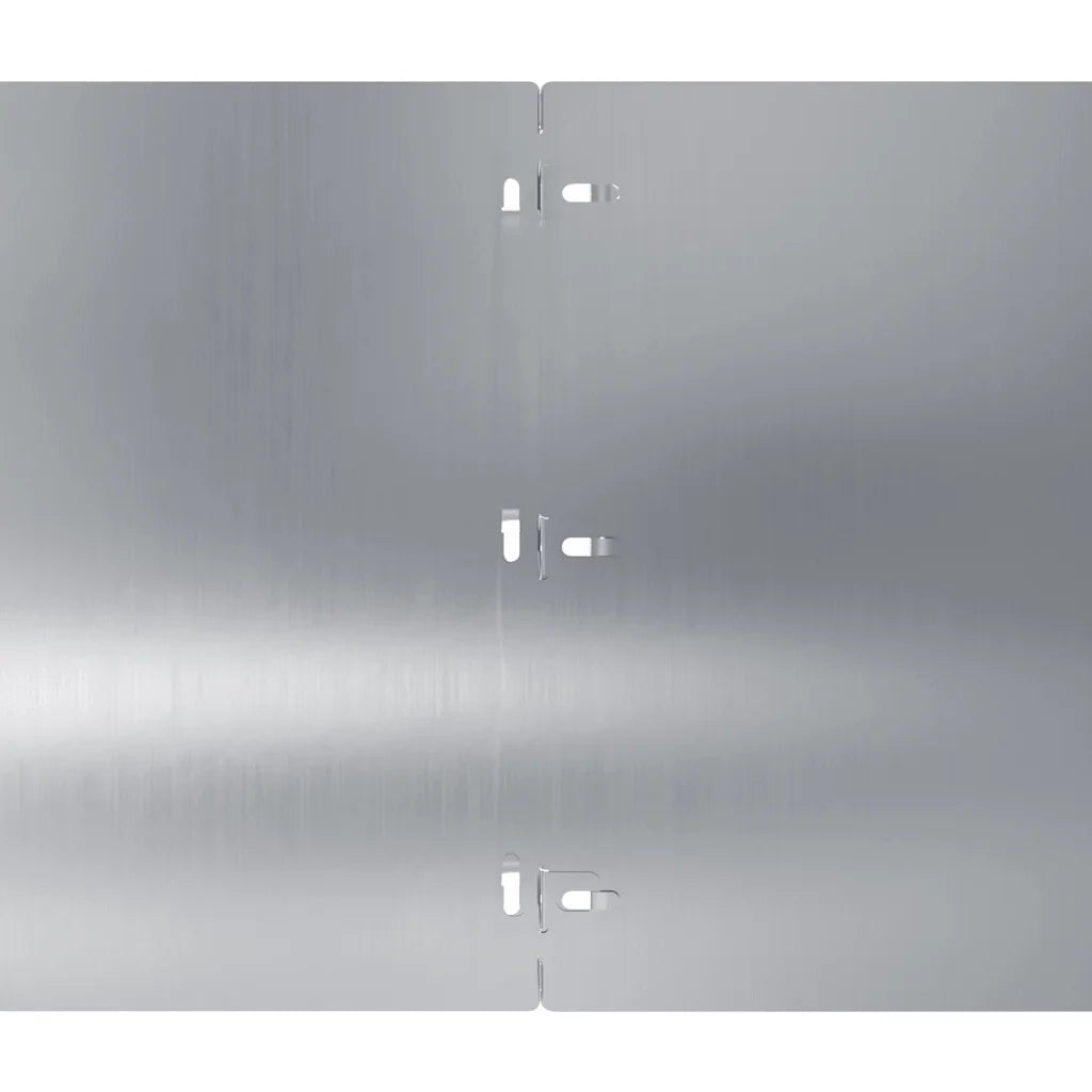 Bordura per Prato 20 pz 25 x 103 cm Acciaio zincato Argento 860177