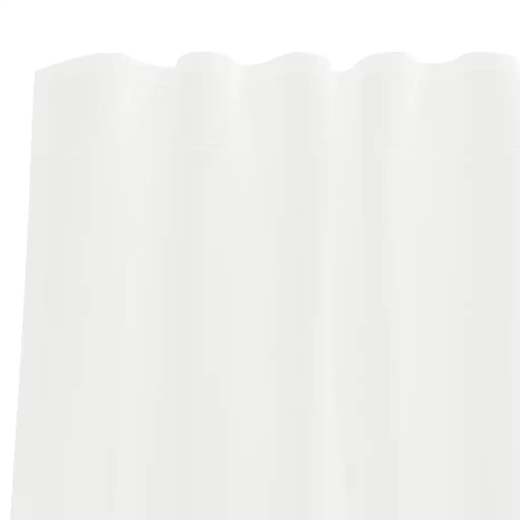 Tende in Voile con Tasche per Aste 2 pz Bianco 4102245