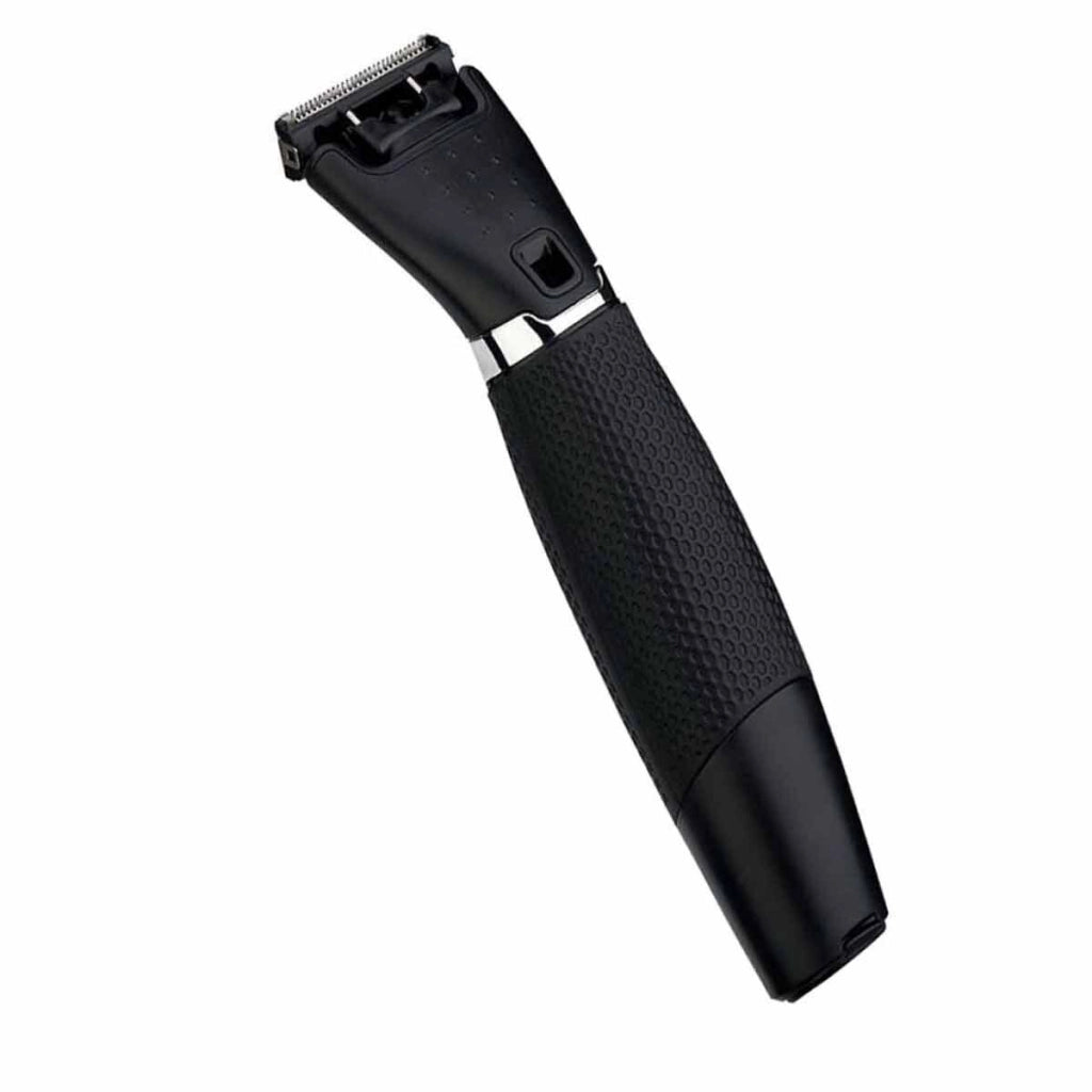Rasoio elettrico ricaricabile uomo, lame acciaio inox doppia faccia, regolacapelli 0.5-10mm, waterproof IPX5 - SOGO