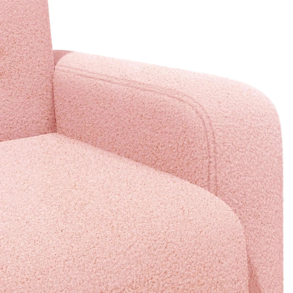 Poltrona Rosa Bouclé 42042450