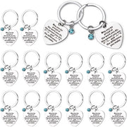 Sostituto di chiave da parete, 16 pezzi, hanger di chiave da letto, regalo di valore, regalo di incoraggiamento, personalizzato, ideale per madre/madre e padre