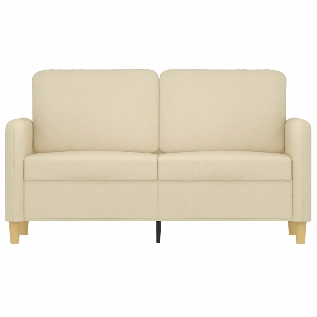 Divano a 2 Posti-Sofa 2 Posti Crema 120 cm in Tessuto 450515
