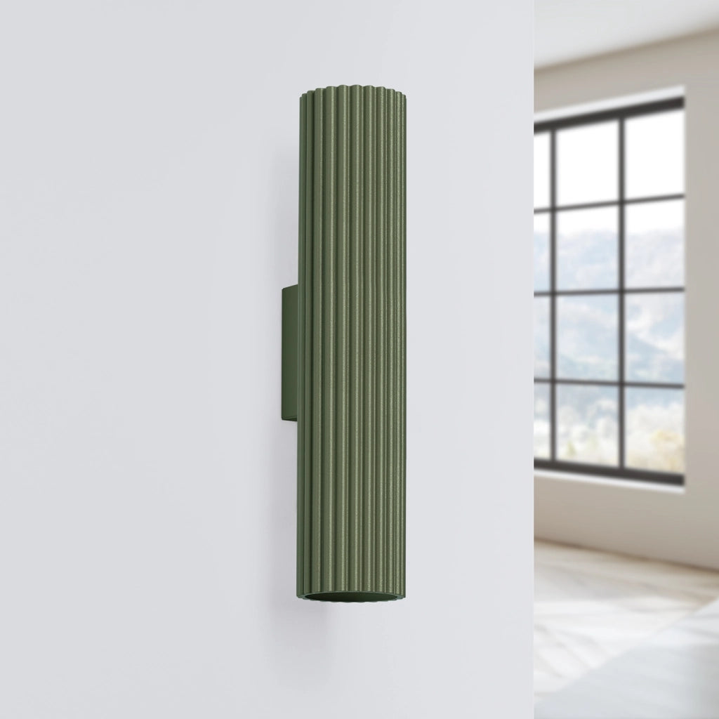 Lampada da parete KARBON 30 verde oliva