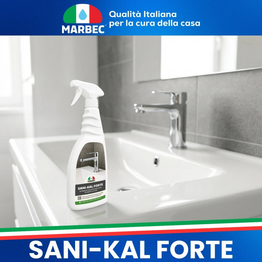 Detergente anticalcare forte bagno SANI-KAL FORTE - 750MLx6Pz