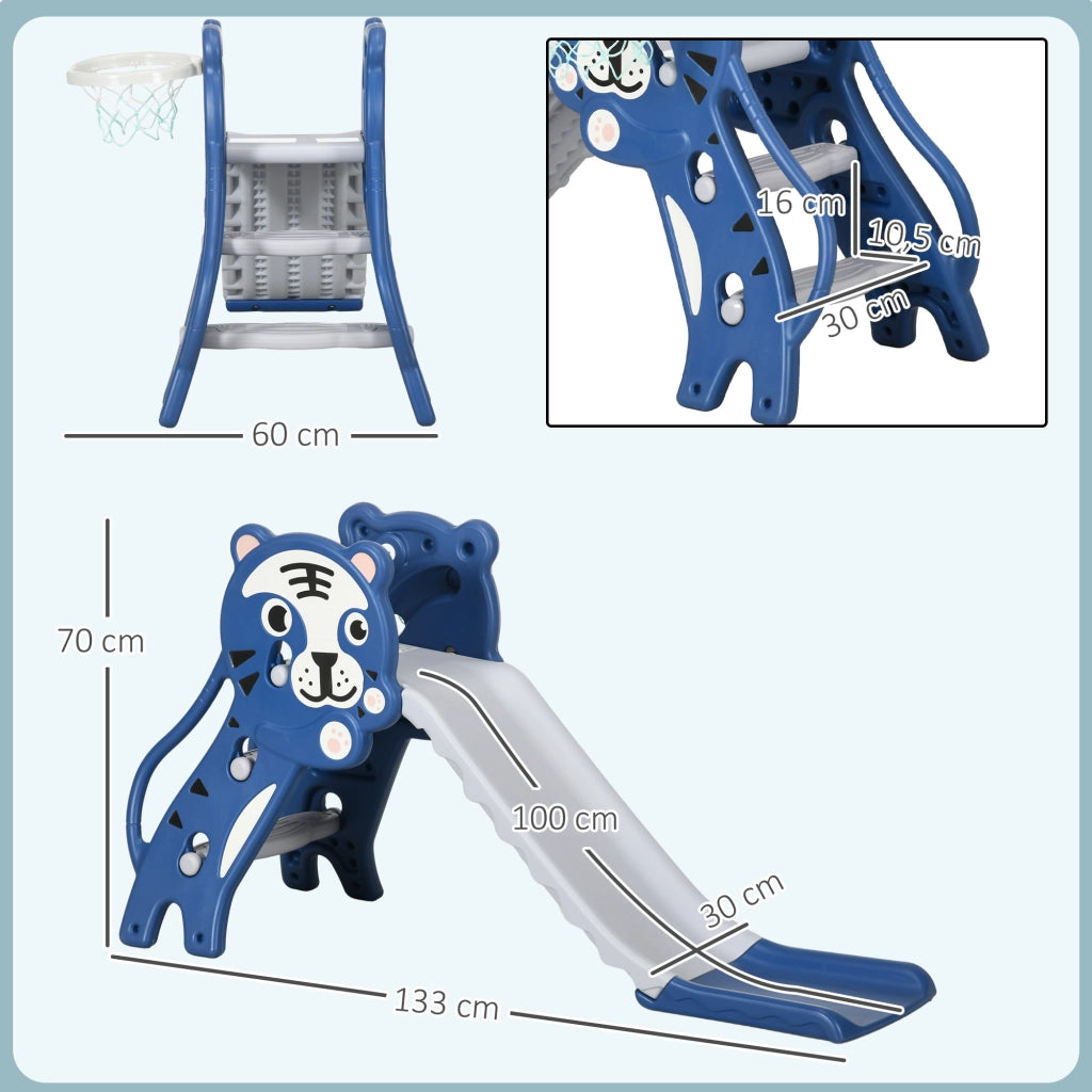 Toboga Bambini con Canestro ¨C zephmum ¨C Blu 18-36 Mesi