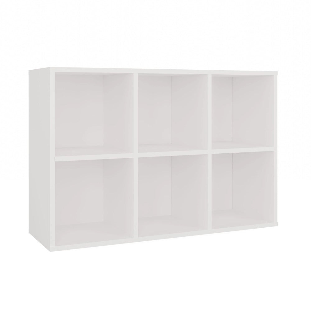 Scaffale MALAX mini 2x3 bianco libreria moderna