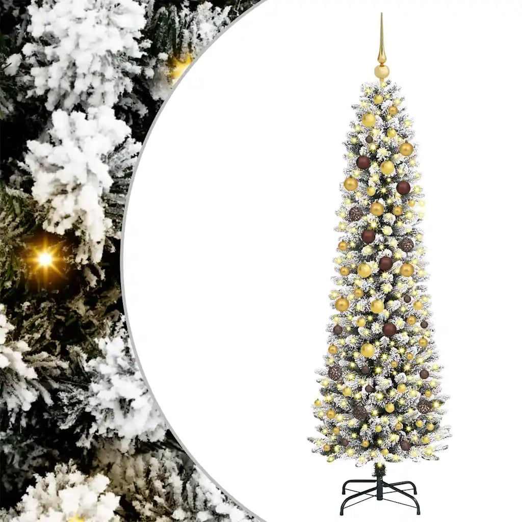 Albero di Natale artificiale Bianco 210 cm 3396114