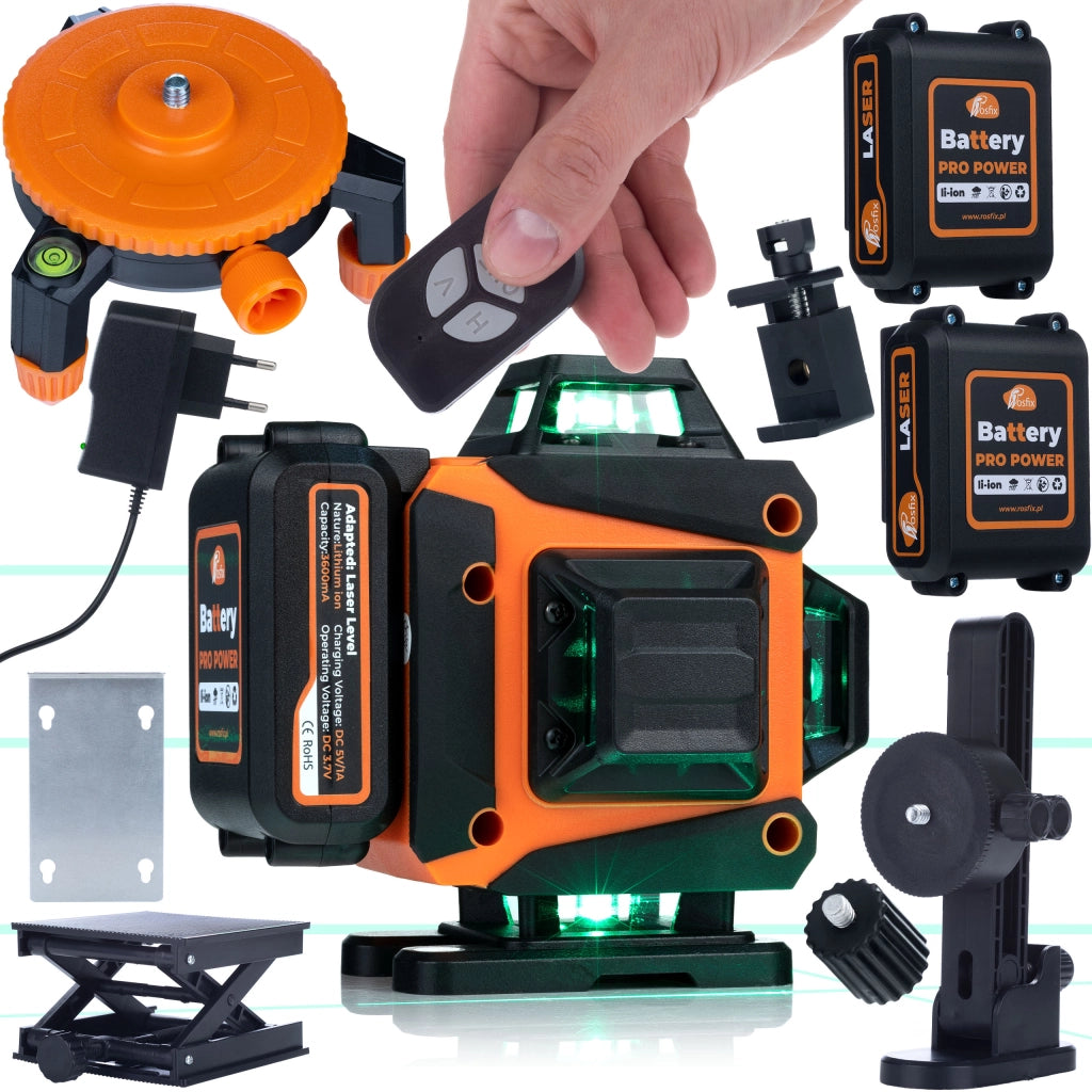 Livella Laser Professionale Animal Pro Hawk RAPH 16L – 16 Linee, IP54, USB-C