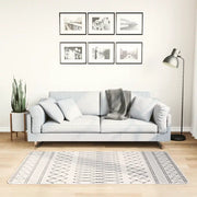 Tappeto Lavabile 80x150 cm Nero e Bianco 337970