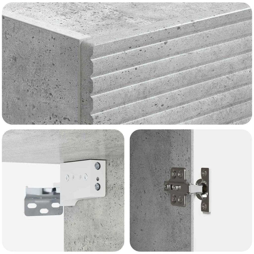 Set di armadi 2 pcs Grigio Cemento 33 x 34,5 x 89,5 cm 3416631
