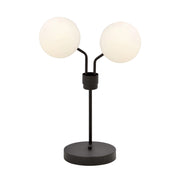 Lampada da tavolo Emibig Nova 2xE14 nero/opal 42cm