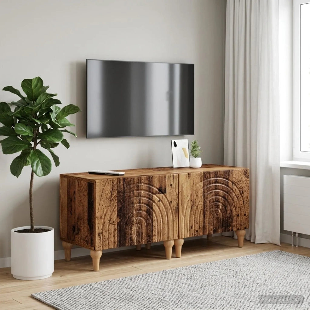 Mobile TV ALKMAAR Legno antico Legno ingegnerizzato 896243