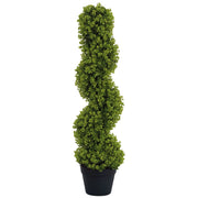 Pianta Finta Eucalipto Spirale con Vaso ¨C Minimal ¨C Verde Altezza 90 cm