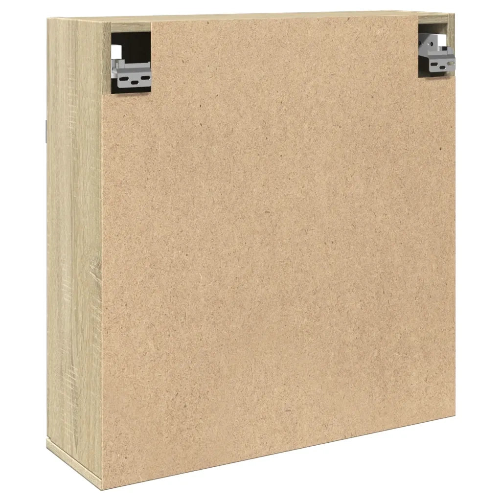 Mobile Bagno con Specchio Rovere Sonoma 64,5x20x66,5 Truciolato 849655