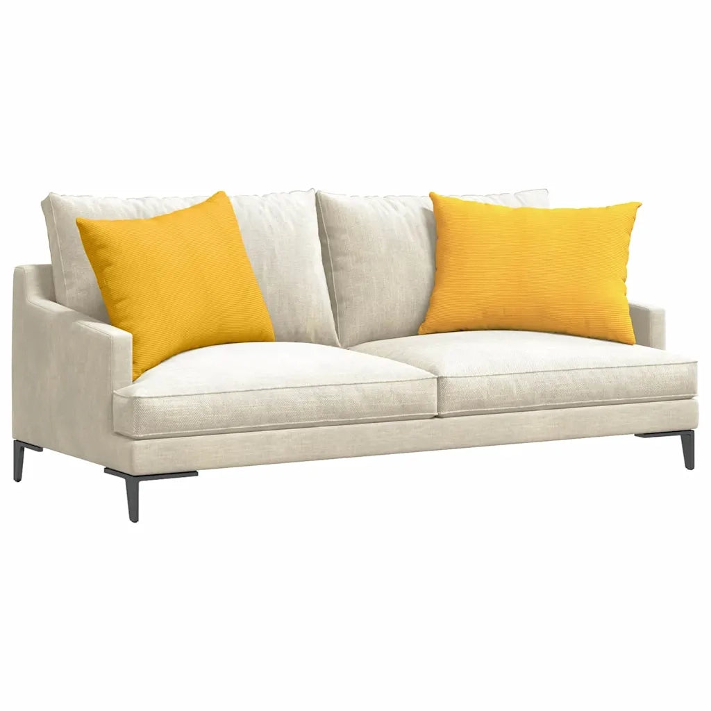 Cuscini da Divano 2 pcs Giallo Chiaro 70 x 50 cm 42013780