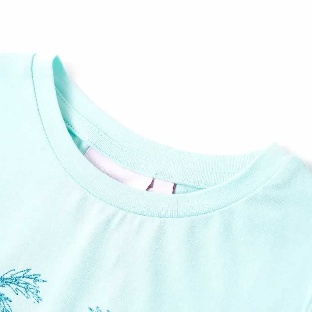 Maglietta da Bambina Acqua Chiaro 128