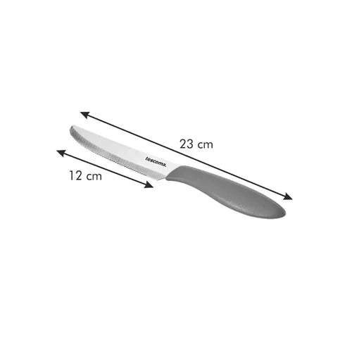 COLTELLO BISTECCA 'PRESTO' Lunghezza totale 23 cm -  lama 12 cm - Marrone 6 pezzi - TESCOMA