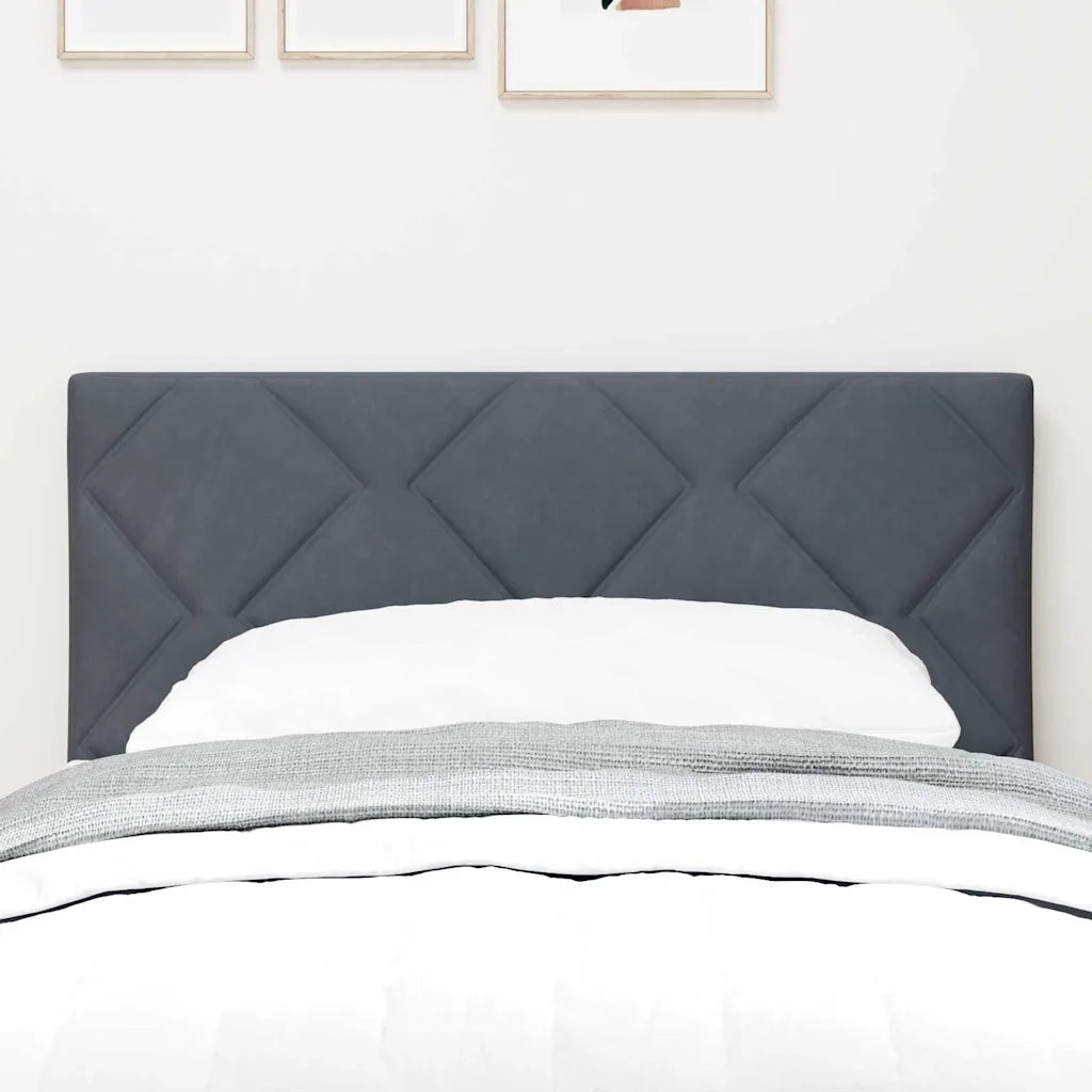 Testiera LED Grigio scuro 80 cm Velluto 3338182