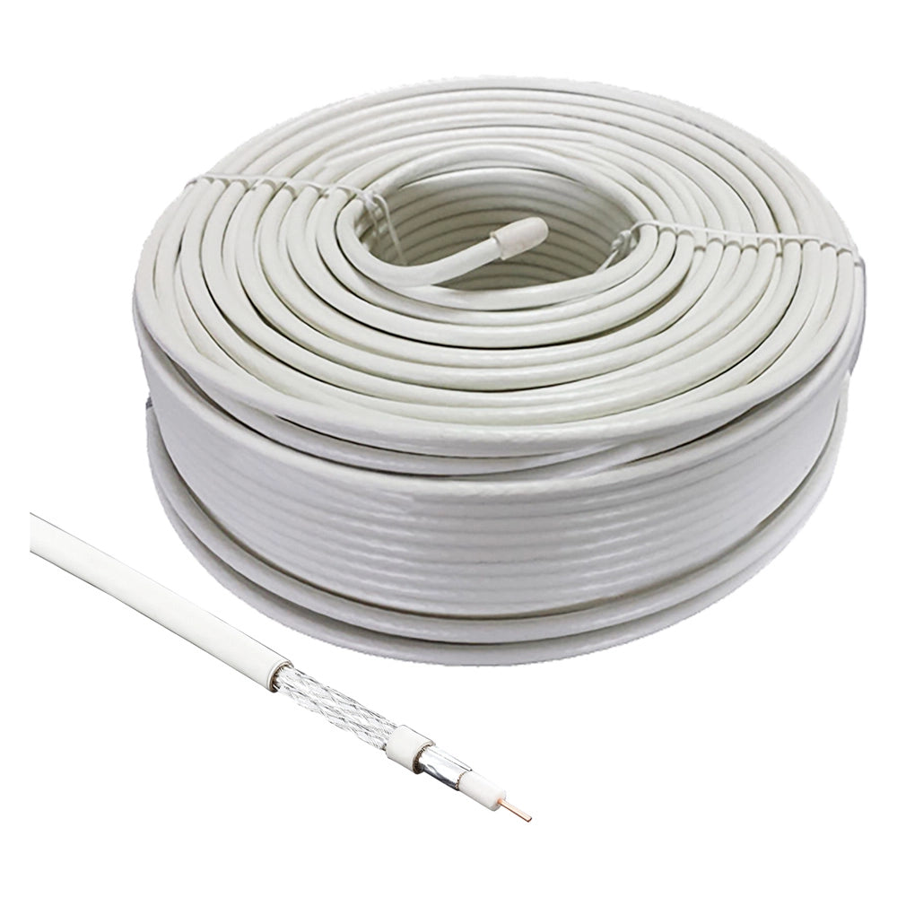 CAVO COASSIALE TV/SAT ÃE 5 mm ± 0,8 mm x 15 metri  - METRONIC