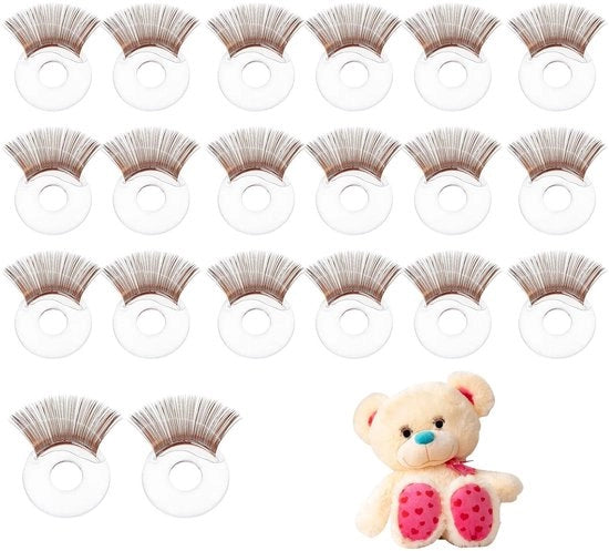 20 pezzi di occhi di bambole da 20 mm per progetti creativi