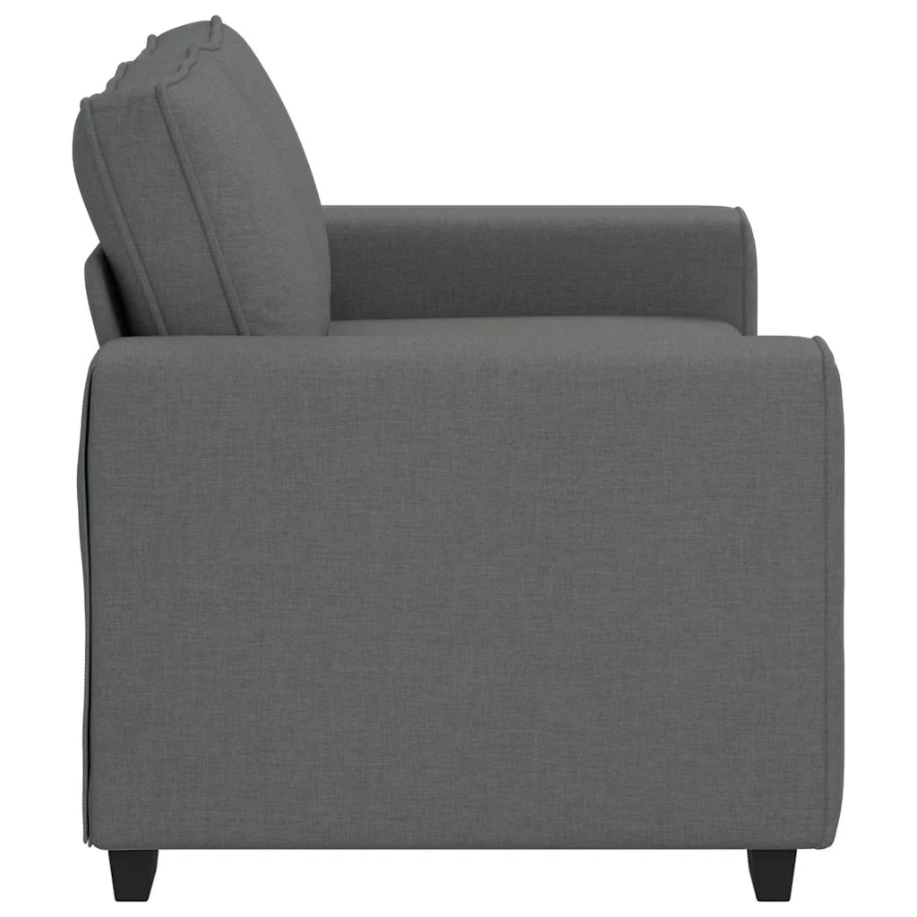 Divano a 2 Posti-Sofa 2 Posti Grigio Scuro 120 cm in Tessuto 413582