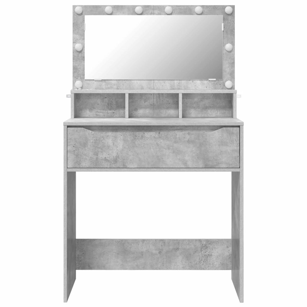 Tavoli da Trucco per Camera da Letto Grigio cemento 888970