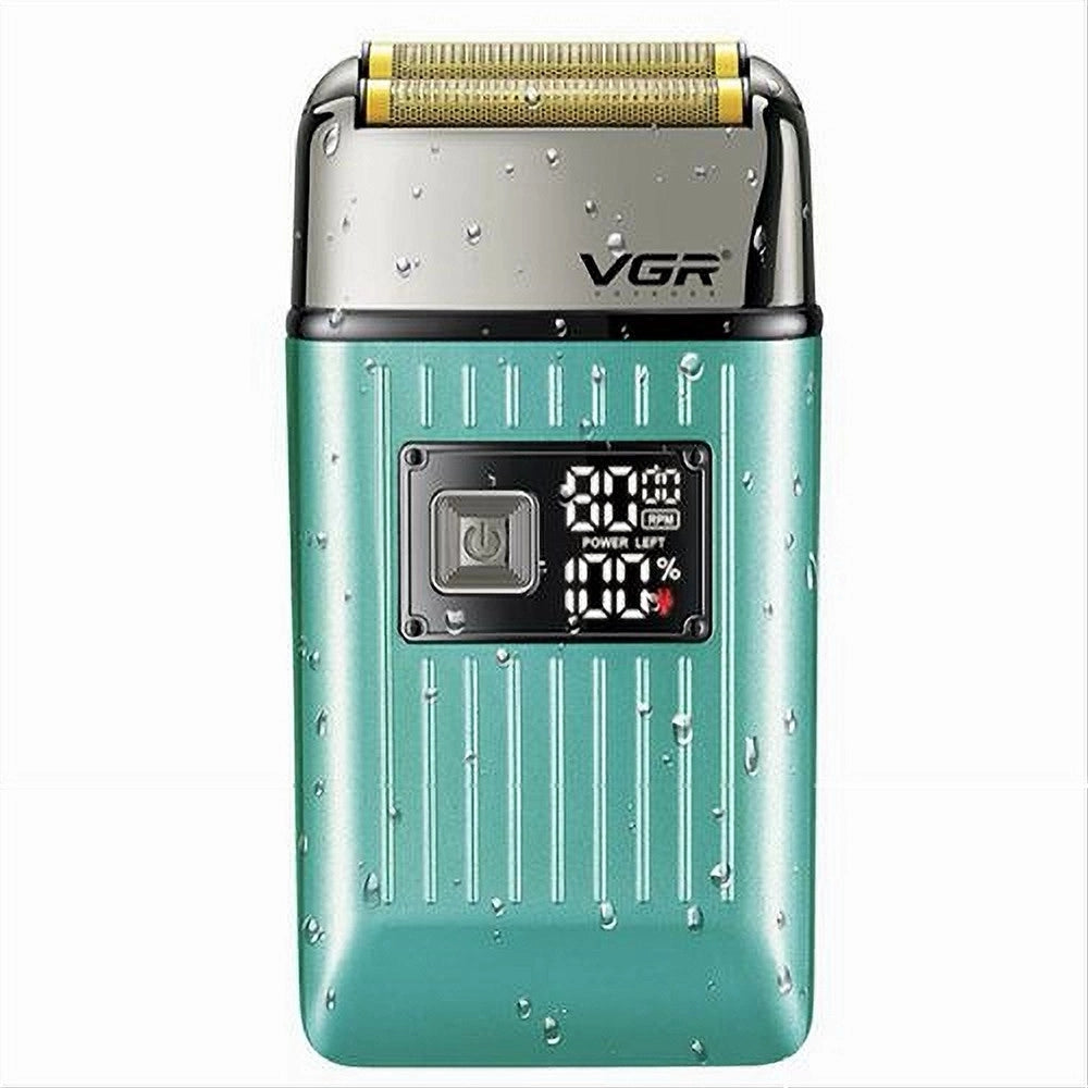 Trade Shop - Rasoio Elettrico Uomo Per Barba Capelli Corpo Doppia Testina Indipendente Vgr357 -