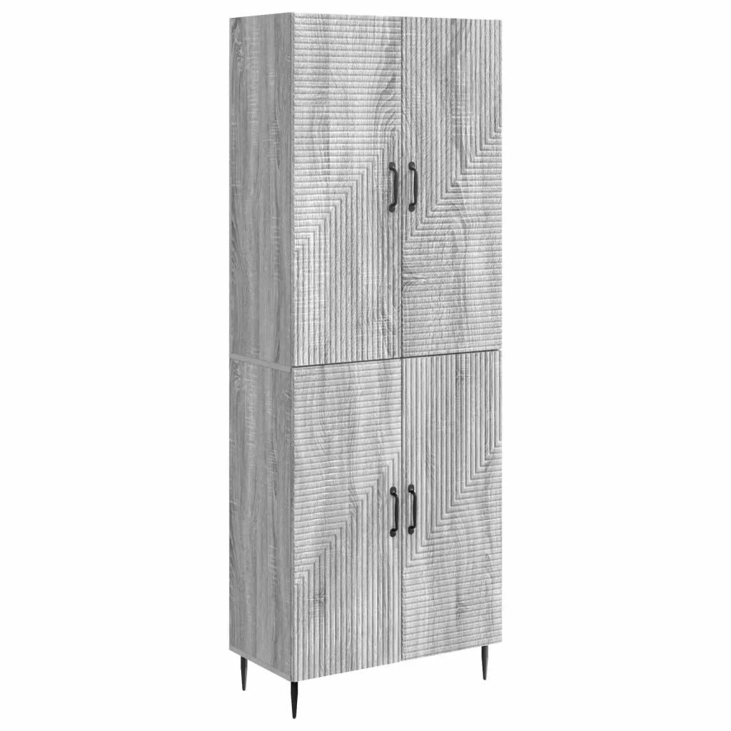 Set di armadi 2 pcs Sonoma grigio 66 x 34,5 x 89,5 cm 3416625