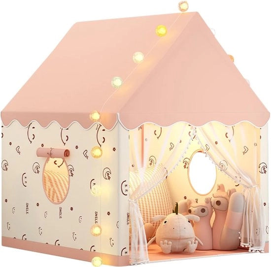 Tenda da Gioco con Mattoncino – Castello per Bambini per Interno e Esterno – Tenda da Gioco per Ragazzi e Ragazze