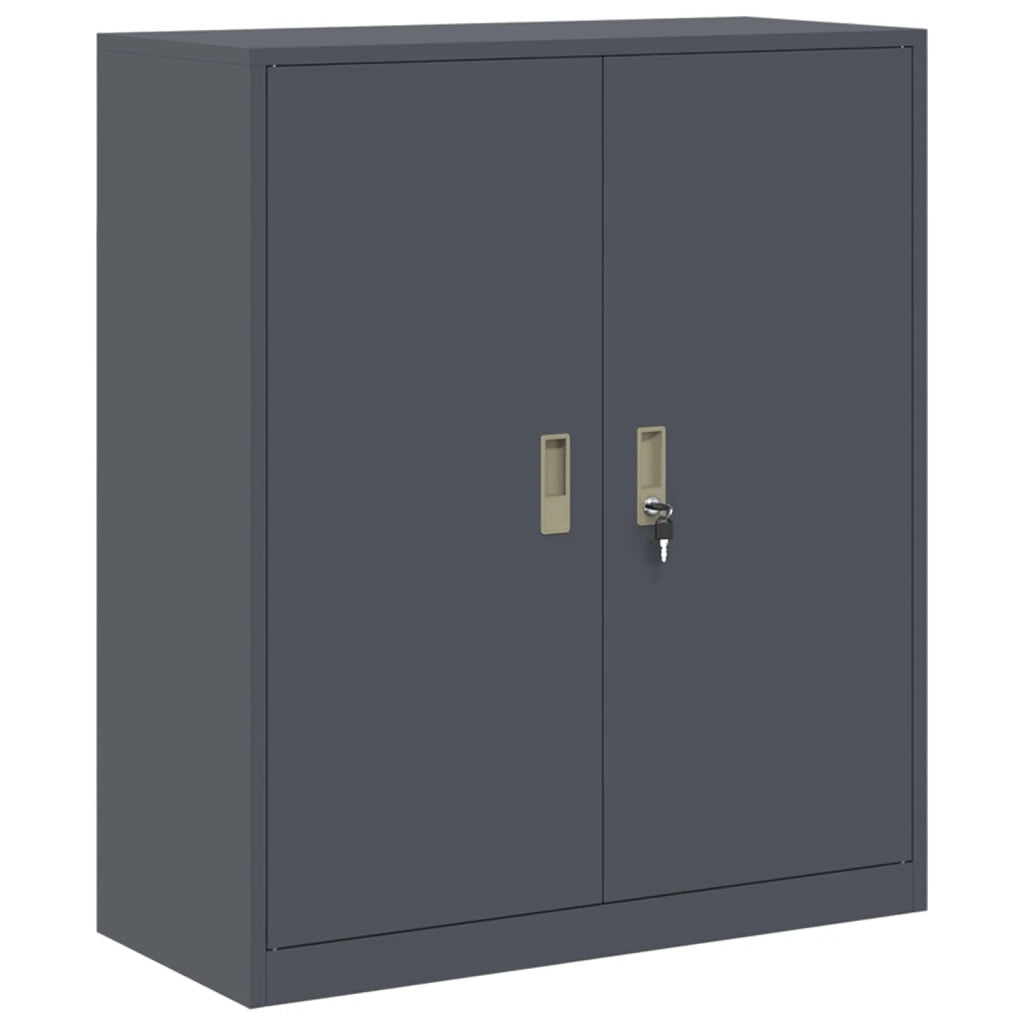 Armadio Antracite 90 x 40 x 105 cm Acciaio