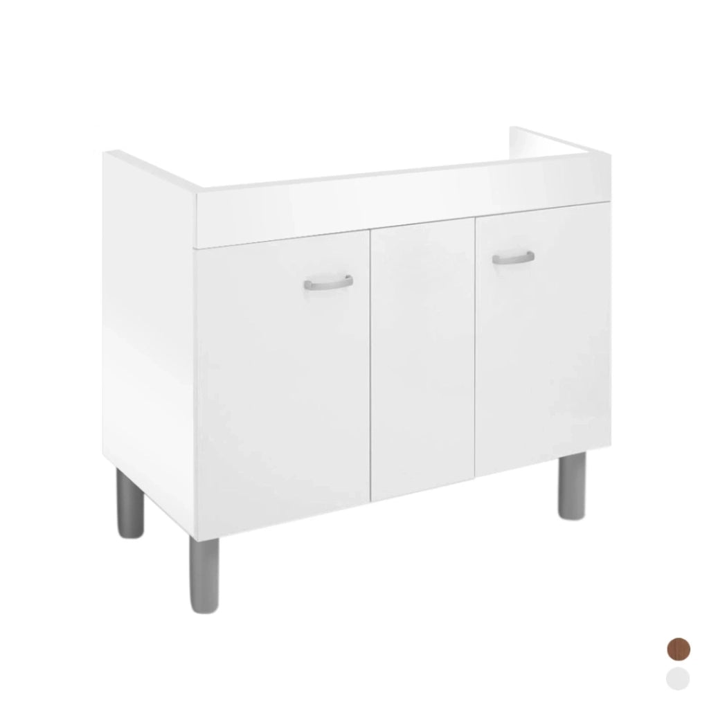 Sottolavello in kit per lavello inox 120×50 – Teak