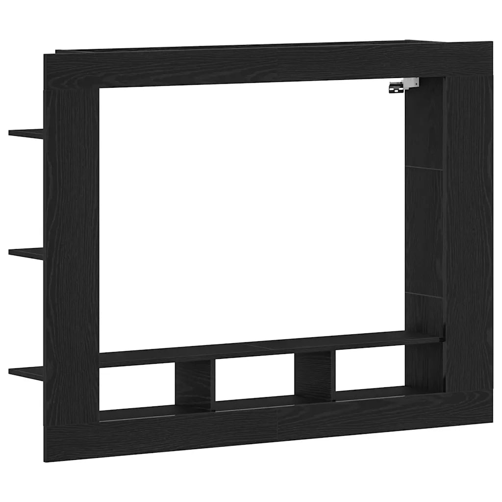 Mobile TV | Armadietto TV | Mobile Porta TV Rovere nero 152 x 22 x 113 cm Legno multistrato