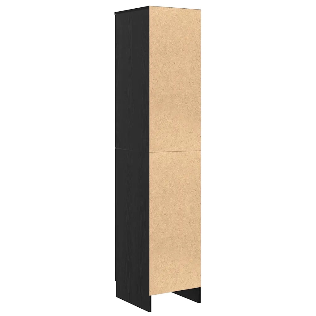 Credenza Rovere Nero 35 x 39 x 168 cm 869331