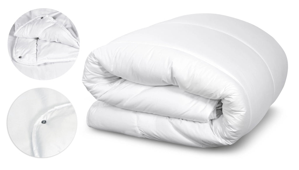 AIO FACTORY Piumino 140x200 cm 4 Stagioni Microfibra Antiallergica