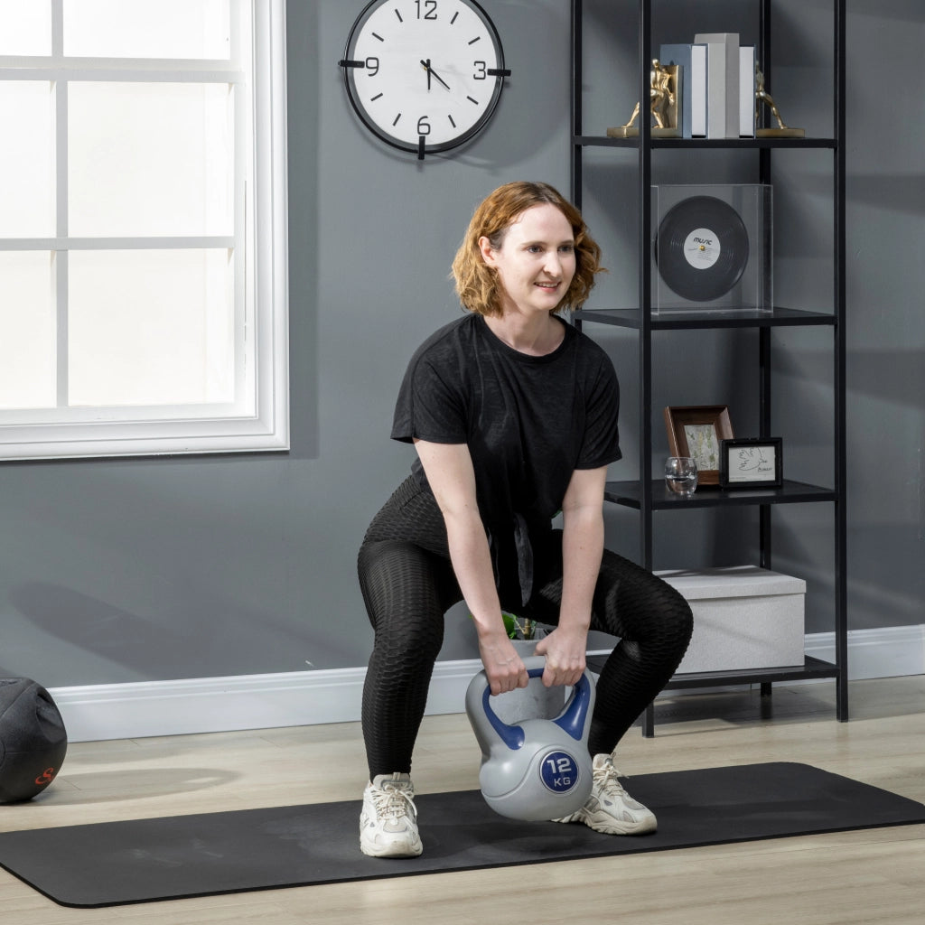 Kettlebell 12 kg ¨C Minimal ¨C Blu 24x17x28 cm