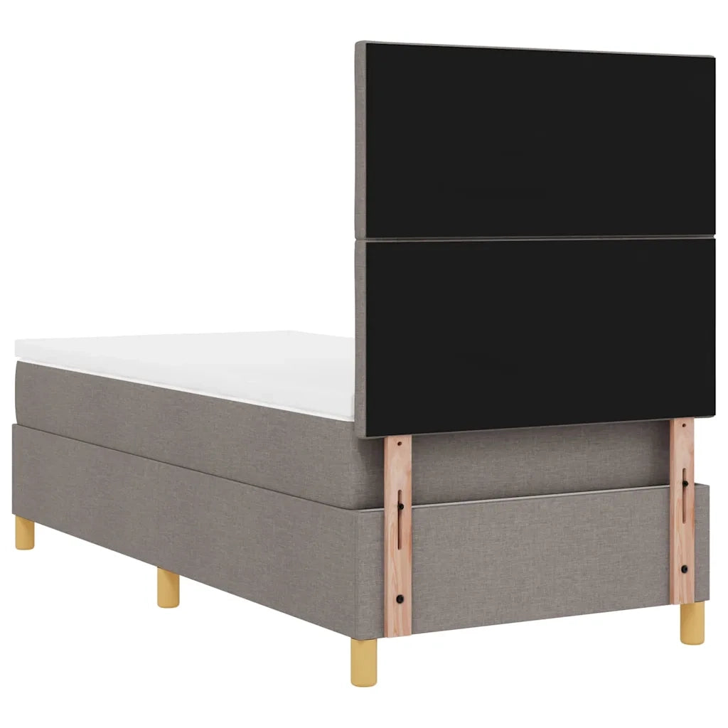 Letto a Sorgente LED con materasso Talpa 90 x 200 cm Tessuto 3343149