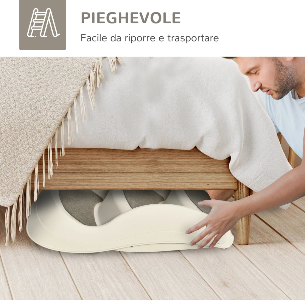 Scaletta per cani e gatti pieghevole ¨C Minimal ¨C 49x38x38 cm, beige, antiscivolo