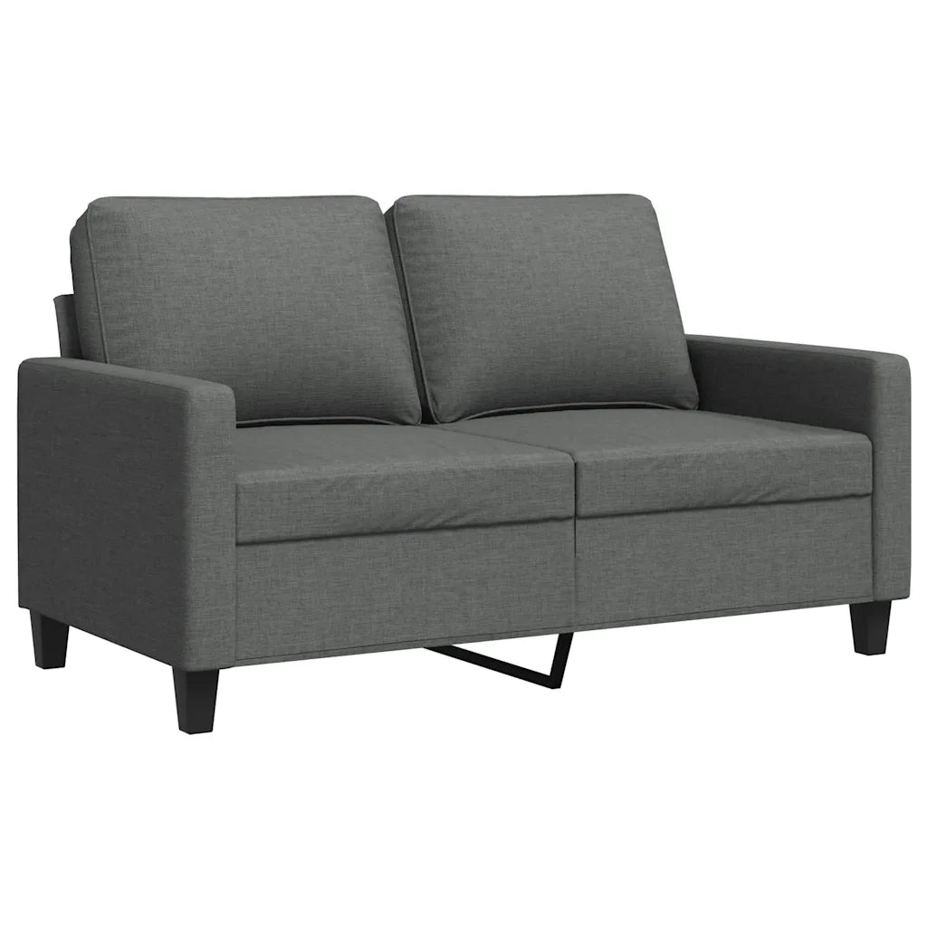 Divano a 2 Posti-Sofa 2 Posti Grigio Scuro 120 cm in Tessuto 445652
