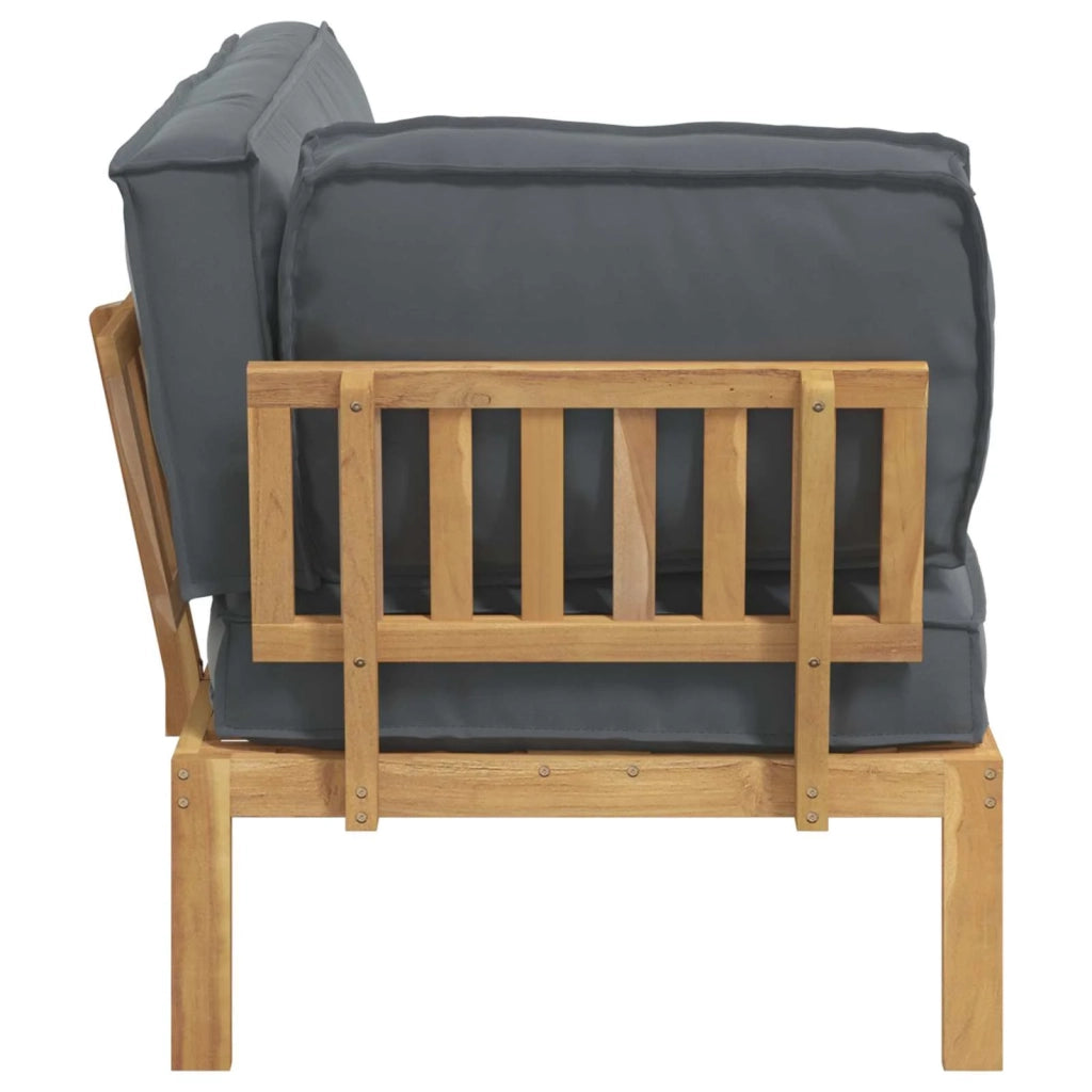 Set di divani con cuscino Antracite 133 x 92 x 69 cm 3418166