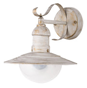 Applique esterno Oslo provenzale E27 bianco Rabalux