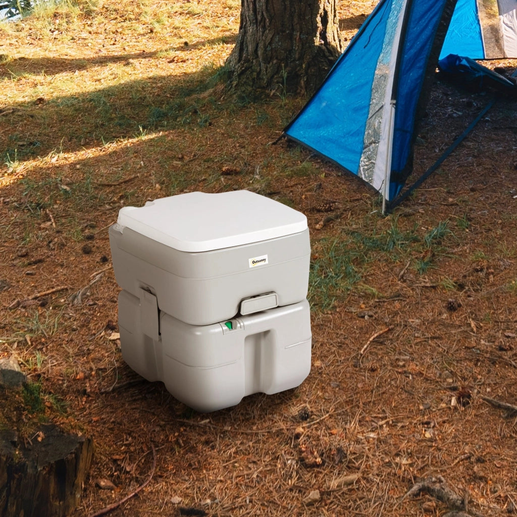 WC Portatile 20L ¨C Xylo ¨C Indicatore Livello Grigio 33x40x43cm