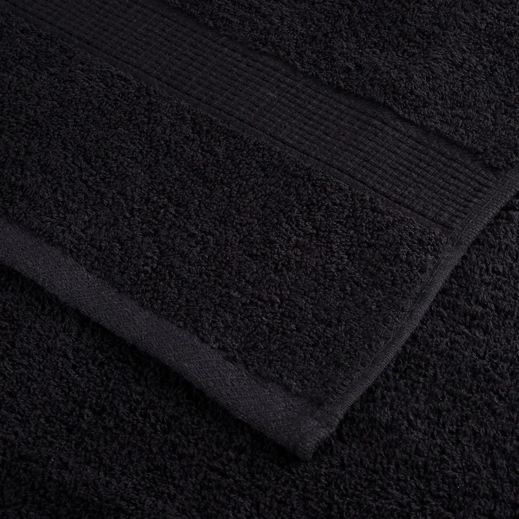 Set ASciugamani SOLUND 6 pz Neri 600 gsm 137565