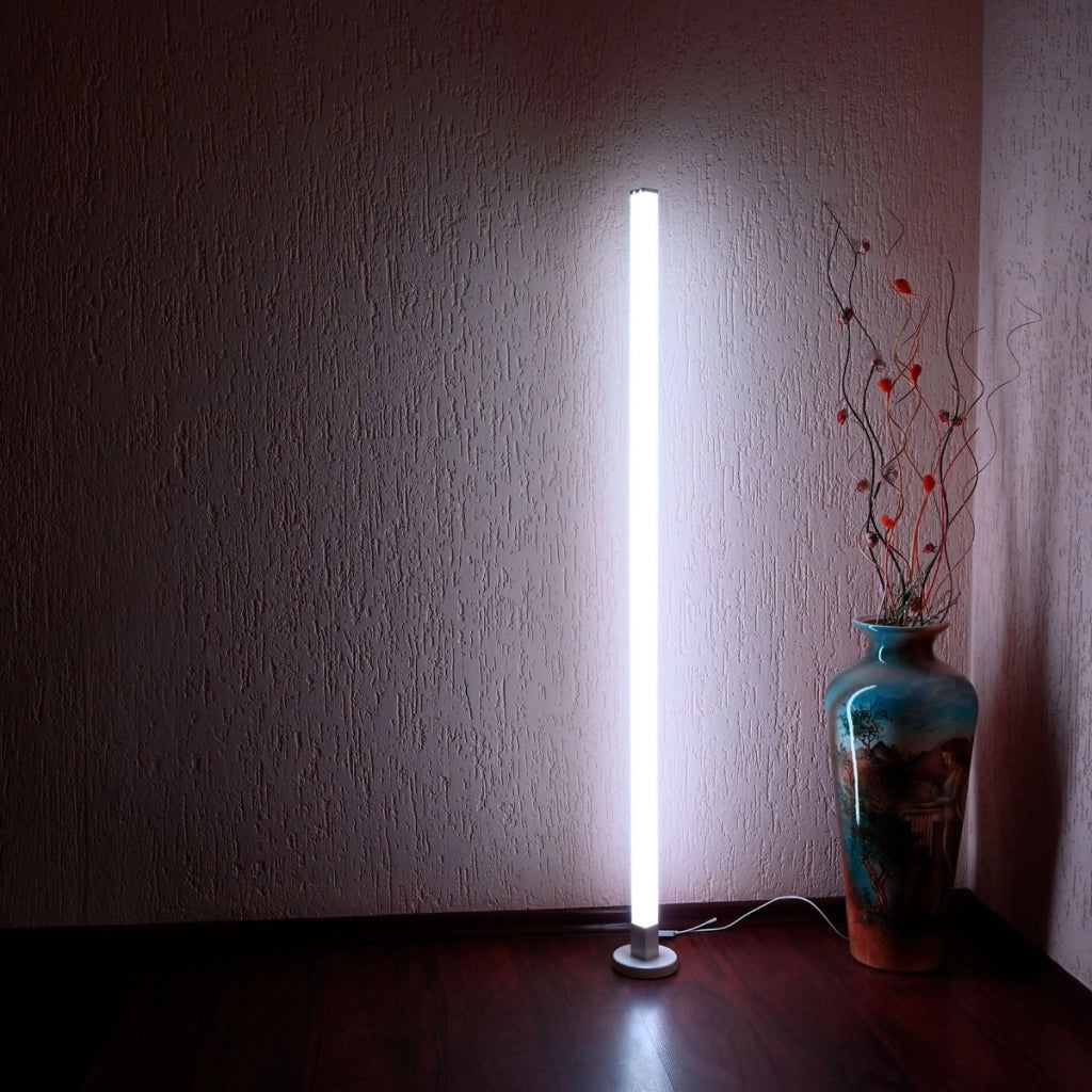 Lampada da terra LED RGBW 151cm dimmer telecomando Videx